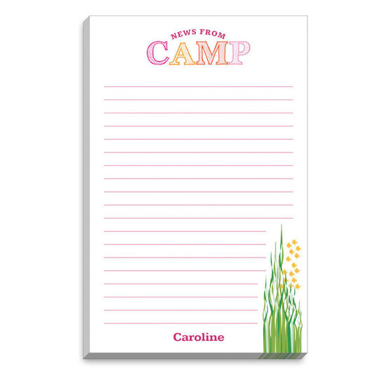 Pink Under The Sea Camp Notepads